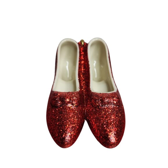 Lenox Wizard of Oz There's No Place Like Home Red Slippers Ornament - Picture 8 of 11